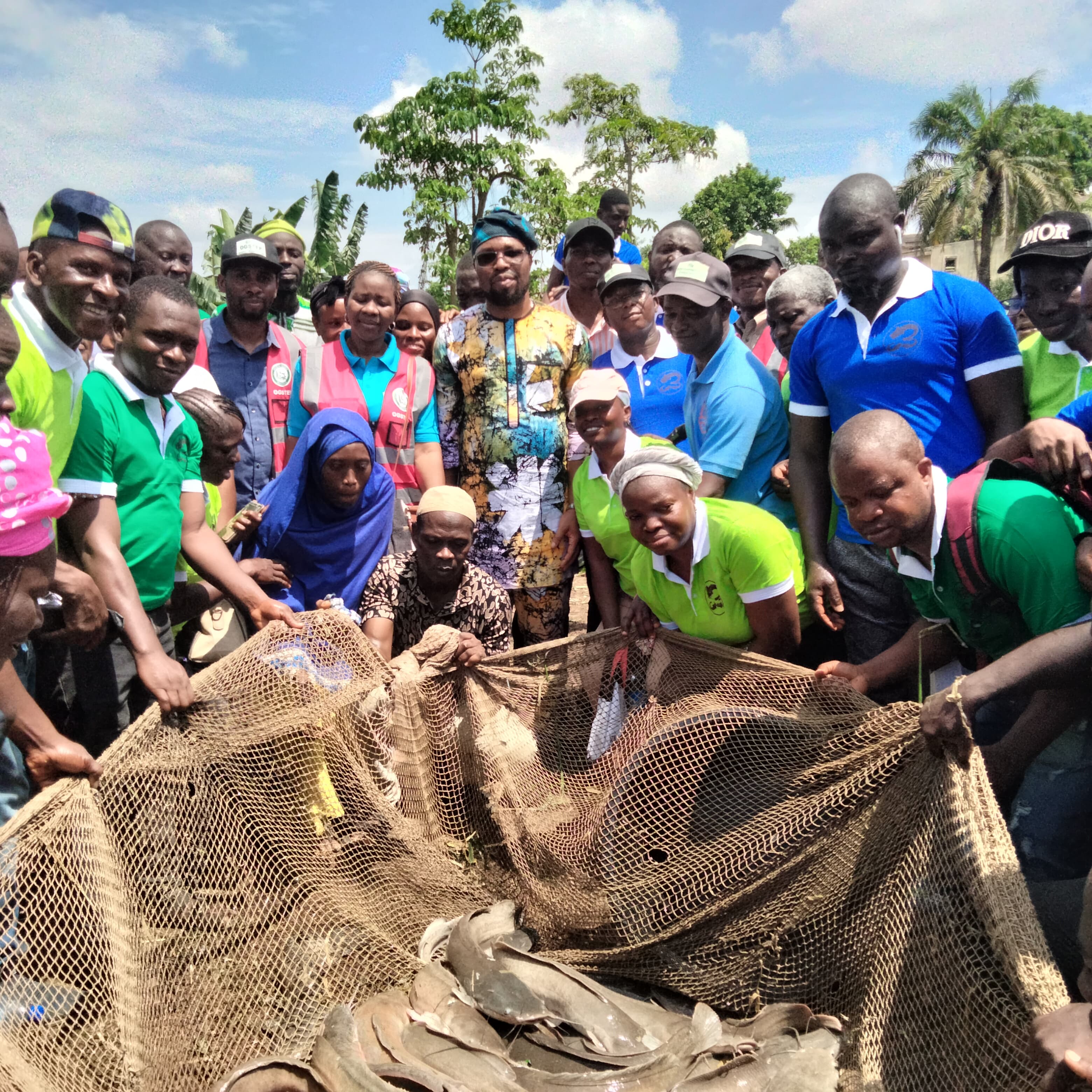 OGSTEP agricultural transformation - farmers in training session